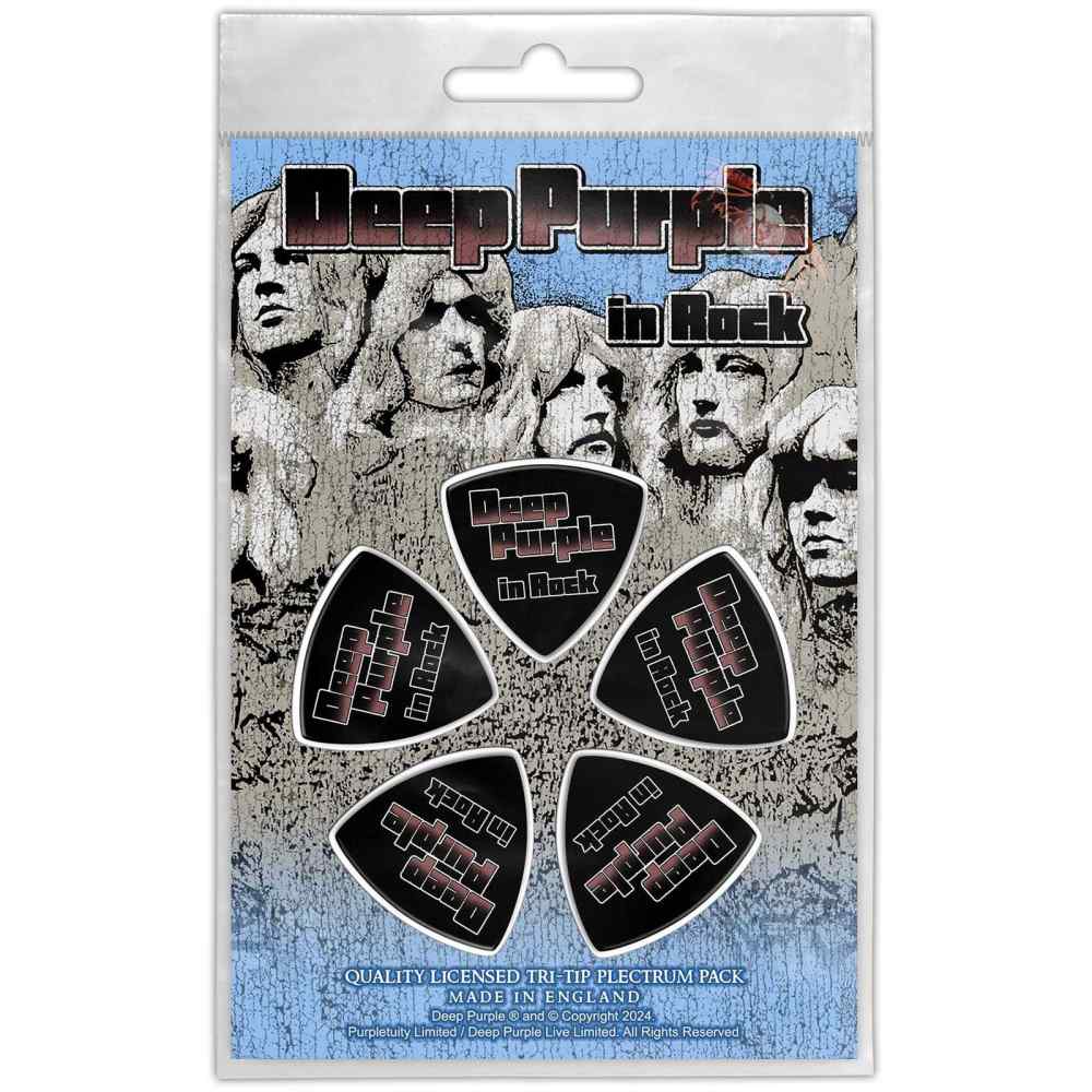 Deep Purple - In Rock Plektrum - Schwarz